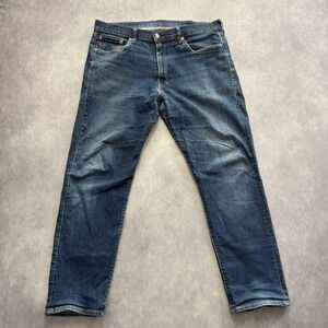 Levi's 502 Slim Fit Jeans Mens 38x31 Dark Wash Indigo‎ Denim Tapered Streetwear